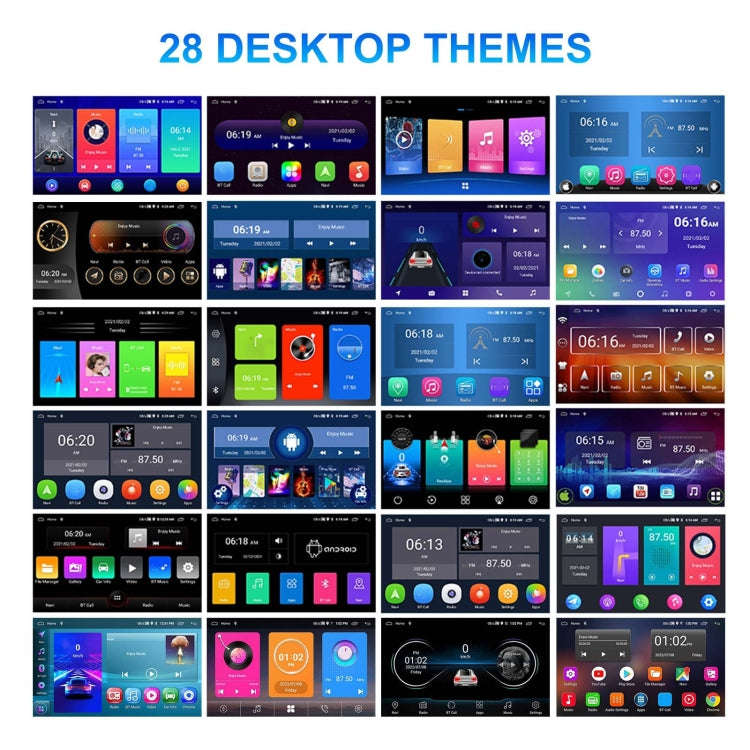 A3196 10 Inch Car Android Large Screen Navigation Central Control Screen 2+64G Player with CarPla...