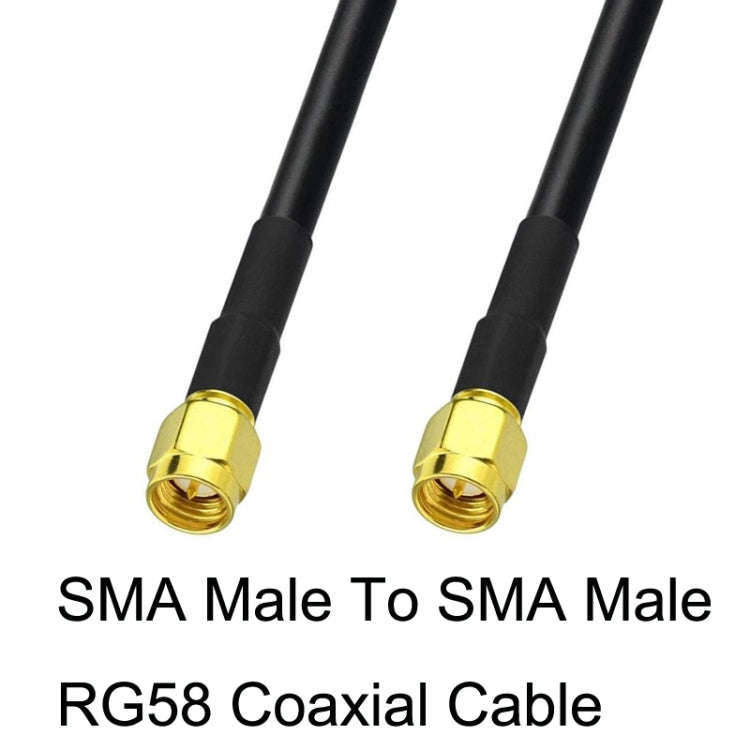 SMA Male To SMA Male RG58 Coaxial Adapter Cable, Cable Length:10m