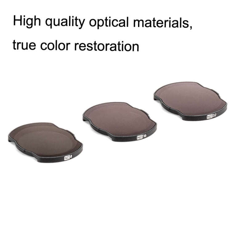 Original DJI Avata ND8+ND16+ND32 Reducing Light Filters Set(As Show)