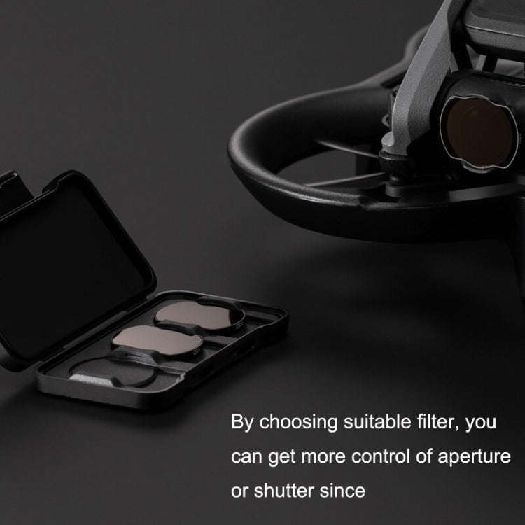 Original DJI Avata ND8+ND16+ND32 Reducing Light Filters Set(As Show)