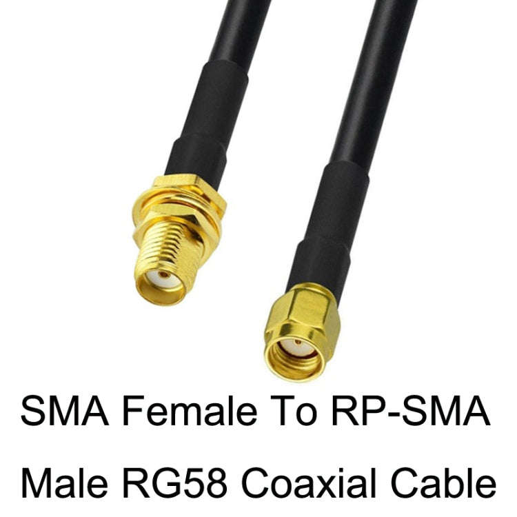 SMA Female To RP-SMA Male RG58 Coaxial Adapter Cable, Cable Length:10m