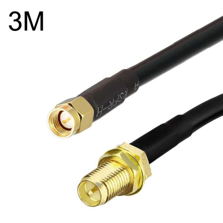 SMA Male To RP-SMA Female RG58 Coaxial Adapter Cable, Cable Length:3m