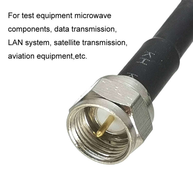 SMA Male To F TV Male RG58 Coaxial Adapter Cable, Cable Length:1m