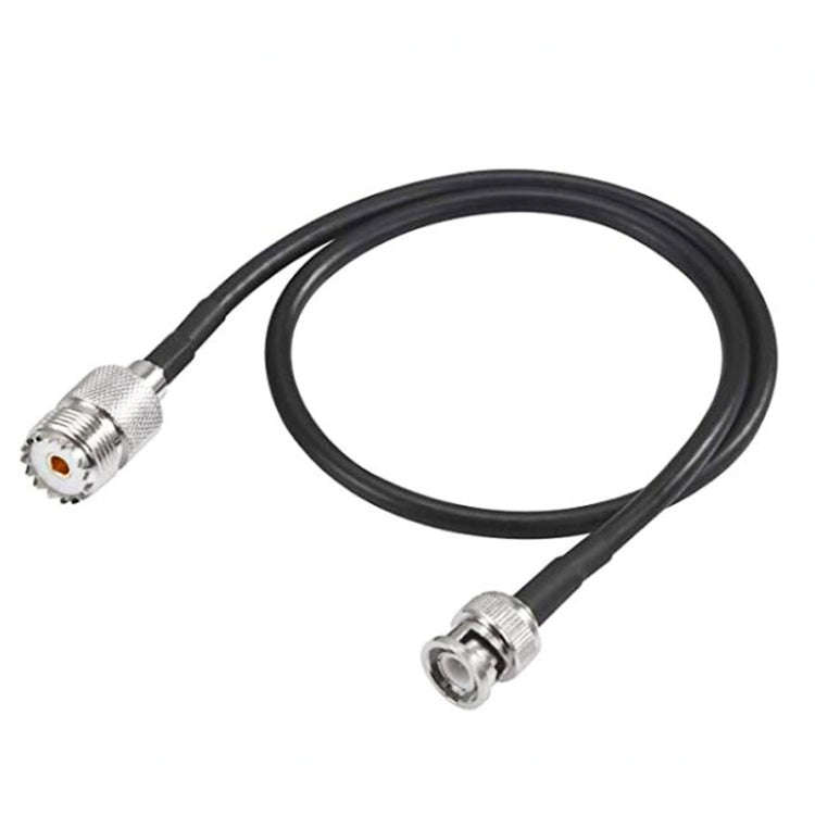 BNC Male To UHF Female RG58 Coaxial Adapter Cable, Cable Length:1.5m