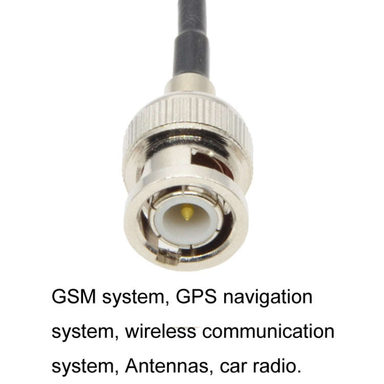 BNC Male To UHF Female RG58 Coaxial Adapter Cable, Cable Length:1.5m
