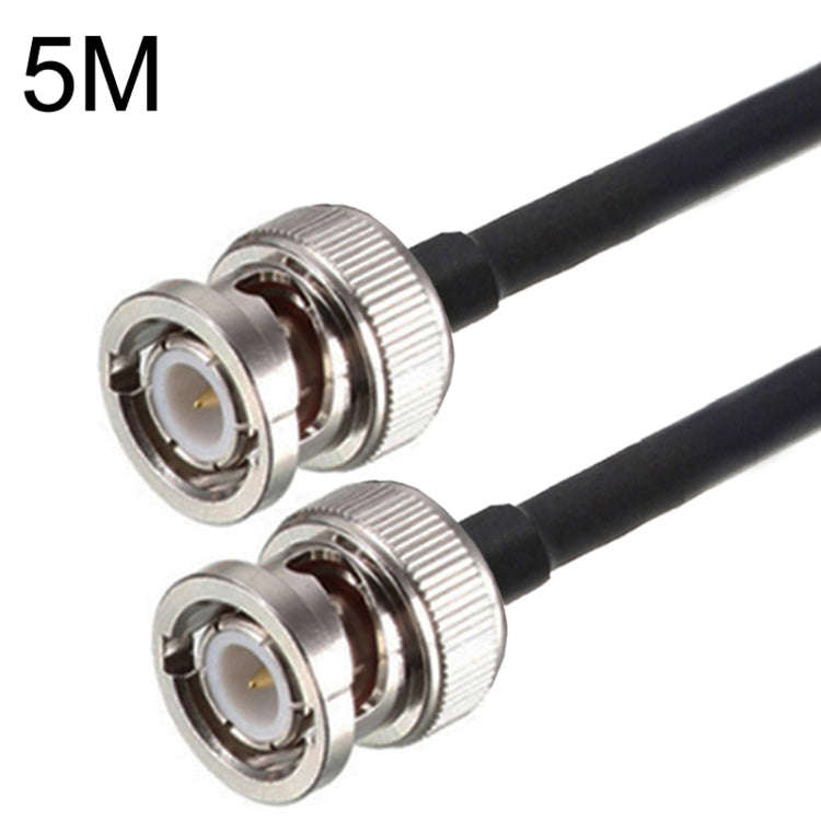 BNC Male To BNC Male RG58 Coaxial Adapter Cable, Cable Length:5m