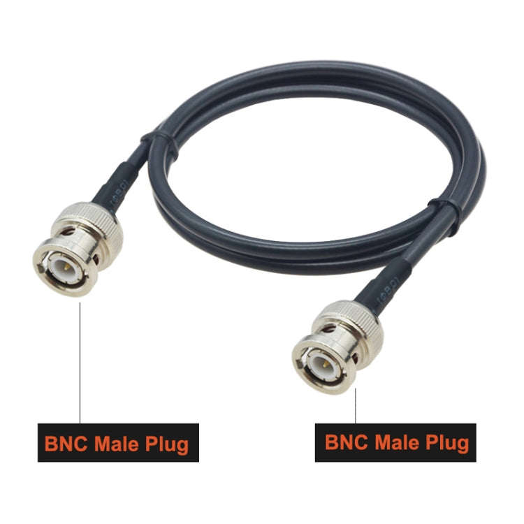 BNC Male To BNC Male RG58 Coaxial Adapter Cable, Cable Length:5m