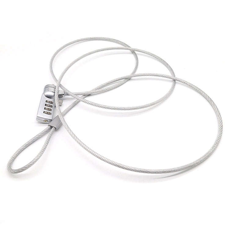 Four Digit Computer Lock Notebook Universal Anti-theft Password Lock, Size:Diameter 3.5 mm Length...