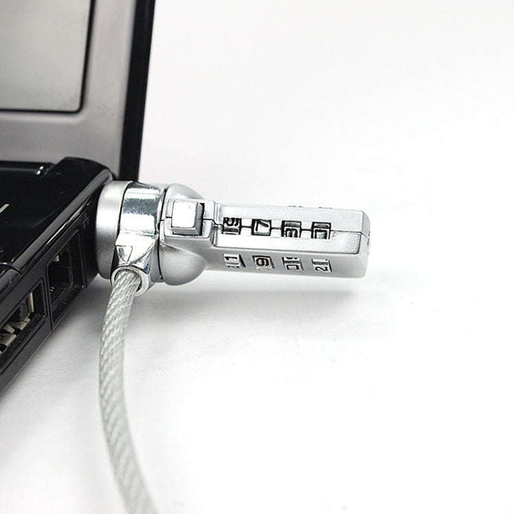 Four Digit Computer Lock Notebook Universal Anti-theft Password Lock, Size:Diameter 3.5 mm Length...