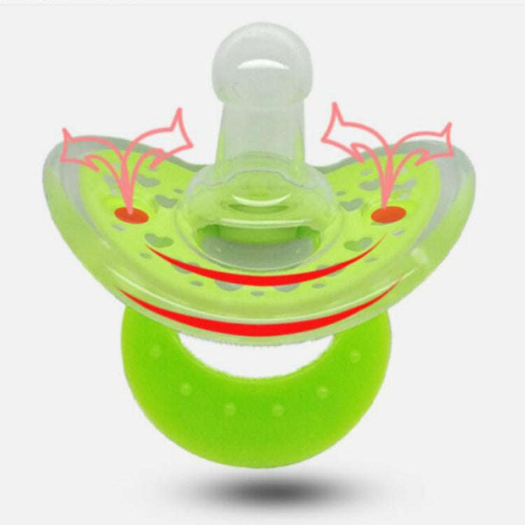 Baby Child Silicone Soft Round Head  Resistant to Tearing  Sleepy Pacifier(Sky Blue)