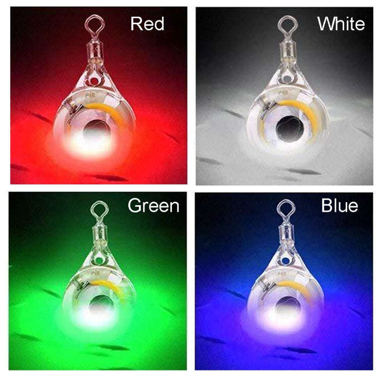 LED Lure Fish Lamp Fisheye Underwater Fish Lamp(Red)