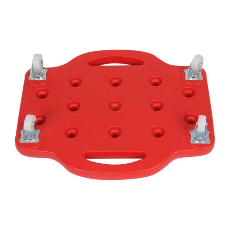 Blow Molding Red One Children Square Four-wheel Scooter Balance Training Equipment