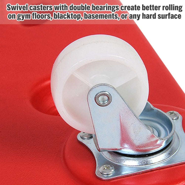 Blow Molding Red One Children Square Four-wheel Scooter Balance Training Equipment