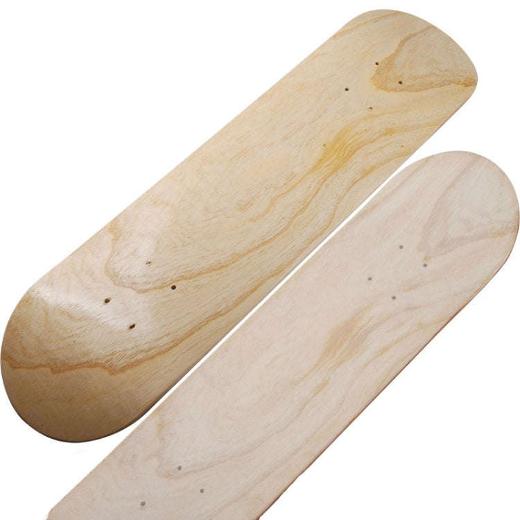 Four-wheeled Skateboard 8-layer Maple Double Raised Skateboard Surface Roughcast Board, Size:31 x...