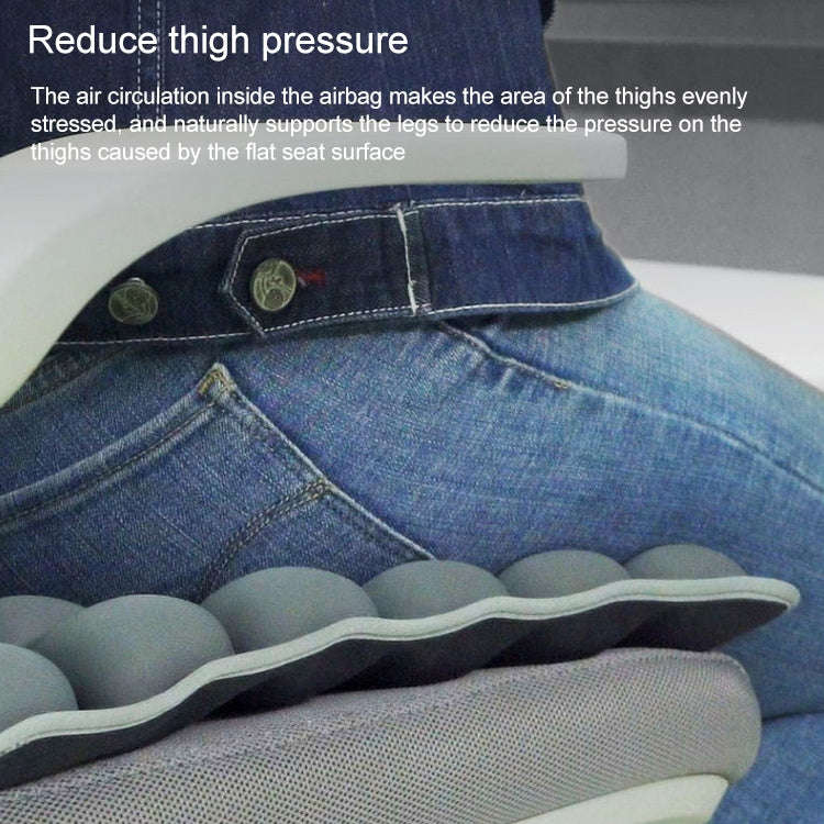 Air Cushion 3D Airbag Breathable Office Beautiful Buttocks Cushion Decompression Massage Cushion(...