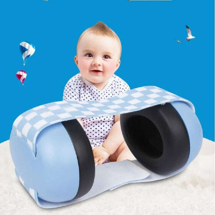 Newborn Baby Adjustable Elastic Earmuffs(Blue)