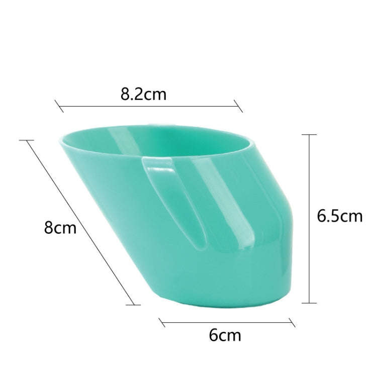 Baby Drinking Mouthwash Learning Cup Oblique Mouth Child Drinking Training Cup(Cherry Pink)