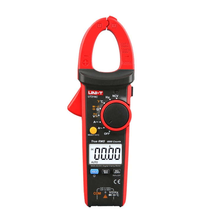 UNI-T UT216C 600A Digital Clamp Meter AC DC Voltage Detector