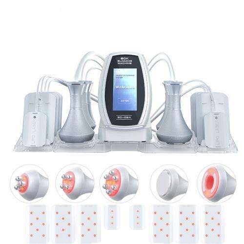 6 In 1  80K Ultrasonic Cavitation Vacuum Radio Frequency Lipo Laser Slimming Machine US Plug(Silv...