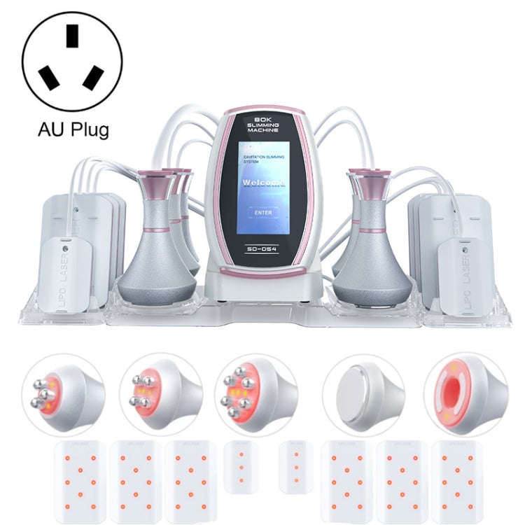 6 In 1  80K Ultrasonic Cavitation Vacuum Radio Frequency Lipo Laser Slimming Machine AU Plug(Pink...