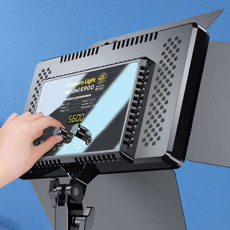 E900  55W  3000K-6500K Flat Panel Lights Live Broadcast Fill Light Knob Model