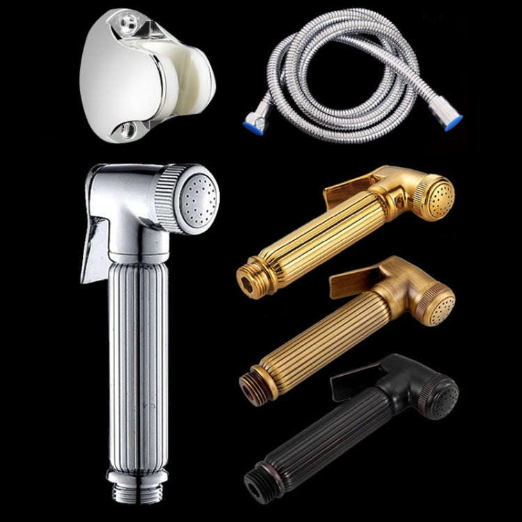 Multifunctional Wome Washers Pressure With Water Stop Woman Wash Nozzle Set, Colour:Chrome