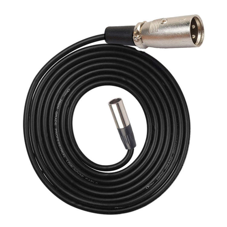Xlrmini Caron Male To Mini Male Balancing Cable For 48V Sound Card Microphone Audio Cable, Length:5m