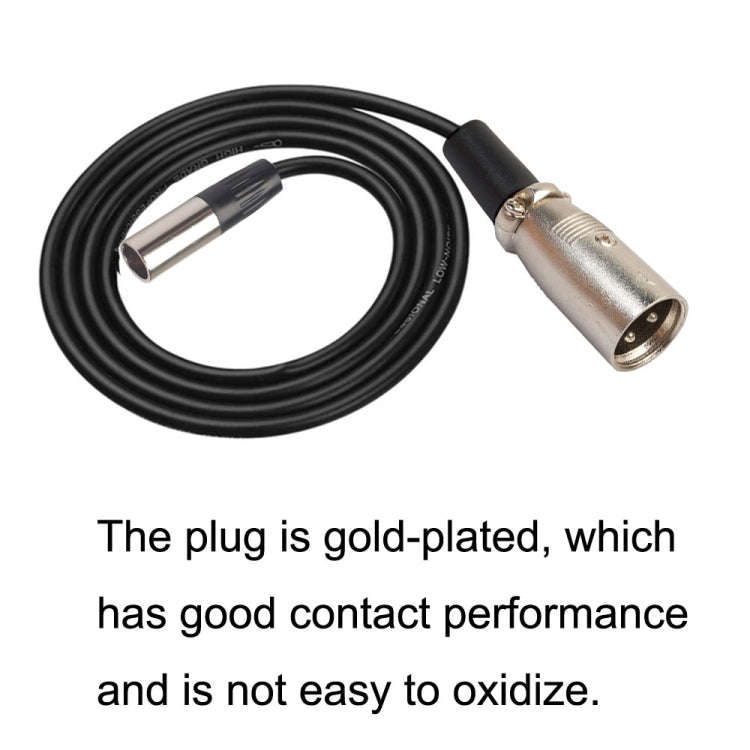 Xlrmini Caron Male To Mini Male Balancing Cable For 48V Sound Card Microphone Audio Cable, Length:5m