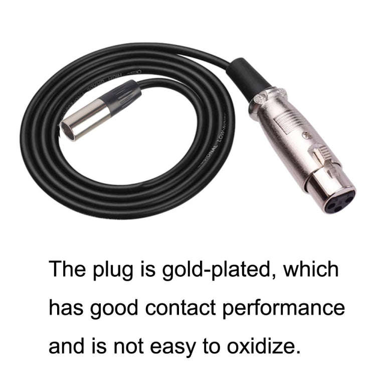 Xlrmini Caron Female To Mini Male Balancing Cable For 48V Sound Card Microphone Audio Cable, Leng...