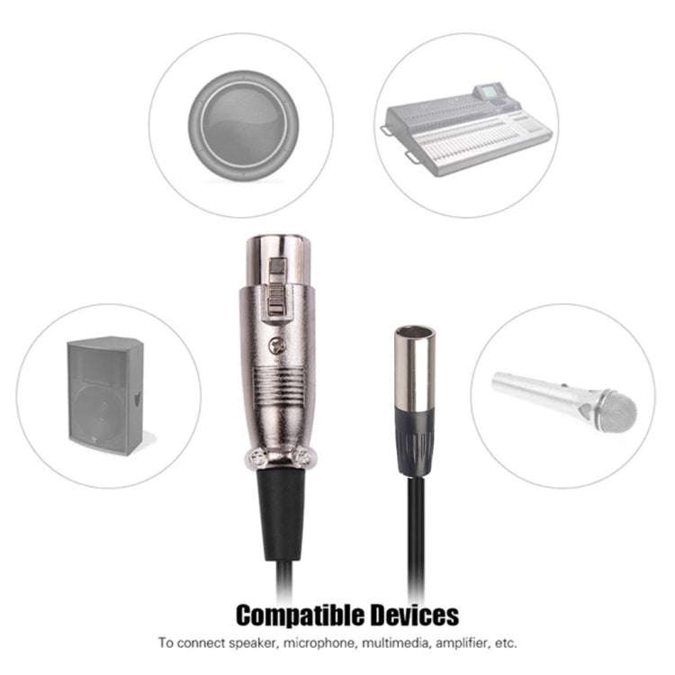 Xlrmini Caron Female To Mini Male Balancing Cable For 48V Sound Card Microphone Audio Cable, Leng...