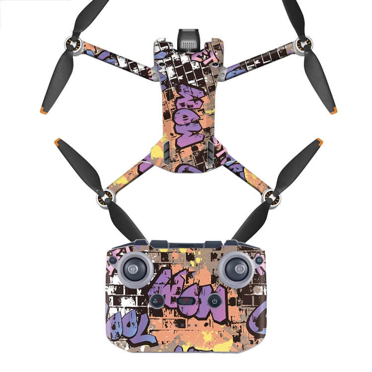 Full Surround Style Waterproof  Sticker For DJI Mini 3 Pro RC-N1 Ordinary Version(Mn3-12)