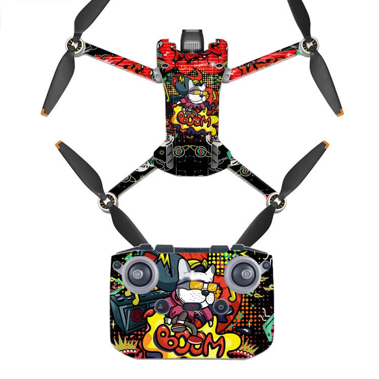 Full Surround Style Waterproof  Sticker For DJI Mini 3 Pro RC-N1 Ordinary Version(Mn3-13)