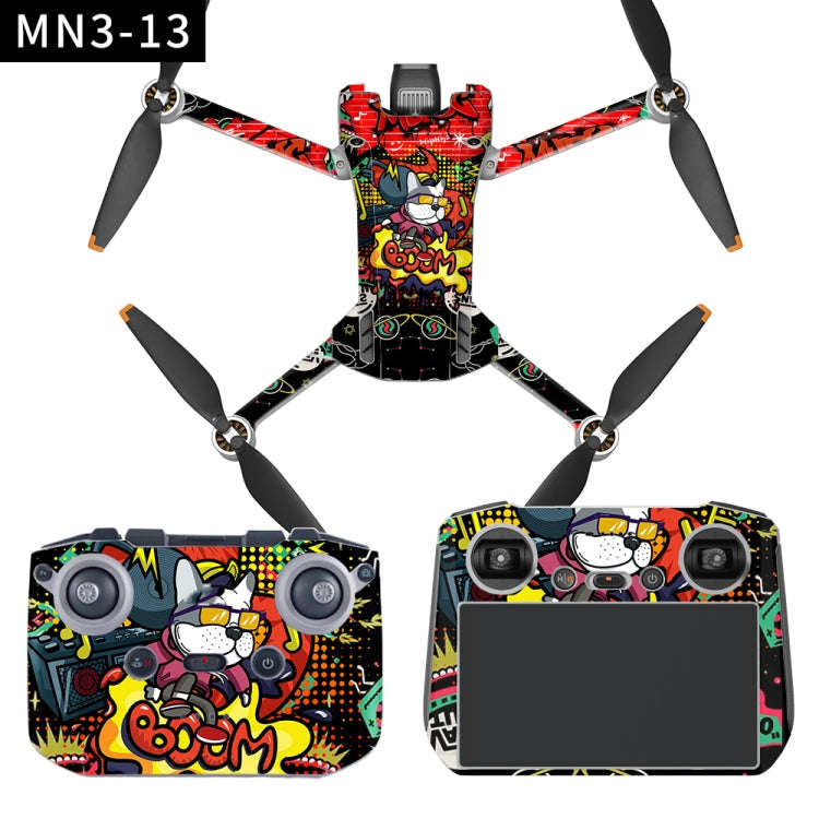 Full Surround Style Waterproof  Sticker For DJI Mini 3 Pro RC With Screen Version(Mn3-13)