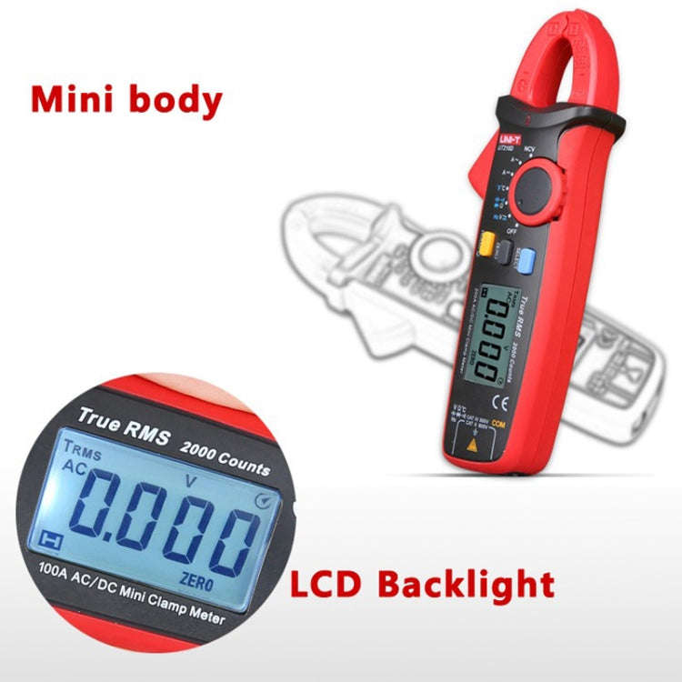 UNI-T UT210D 200A Digital Clamp Meter AC DC Voltage Detector