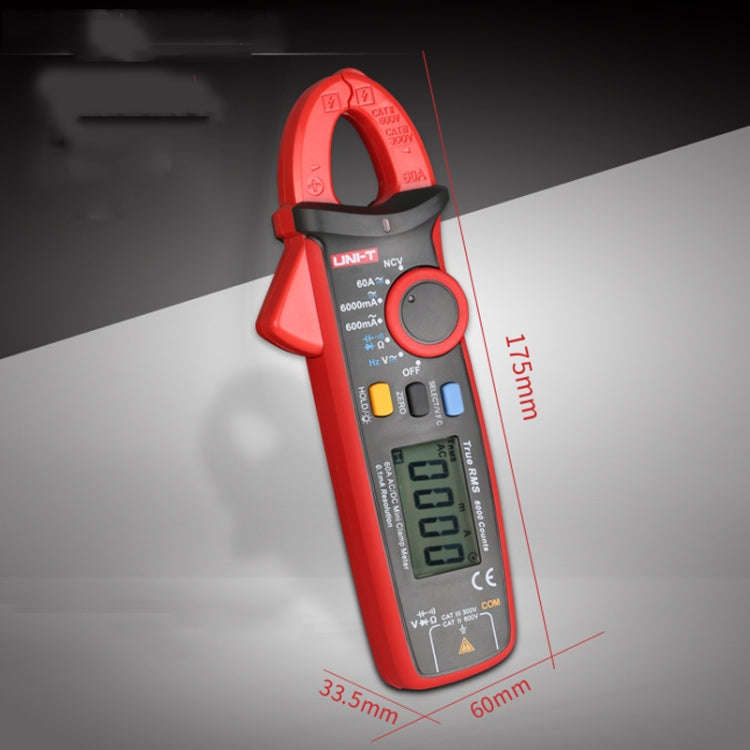 UNI-T UT211B  60A Digital Clamp Meter AC DC Voltage Detector
