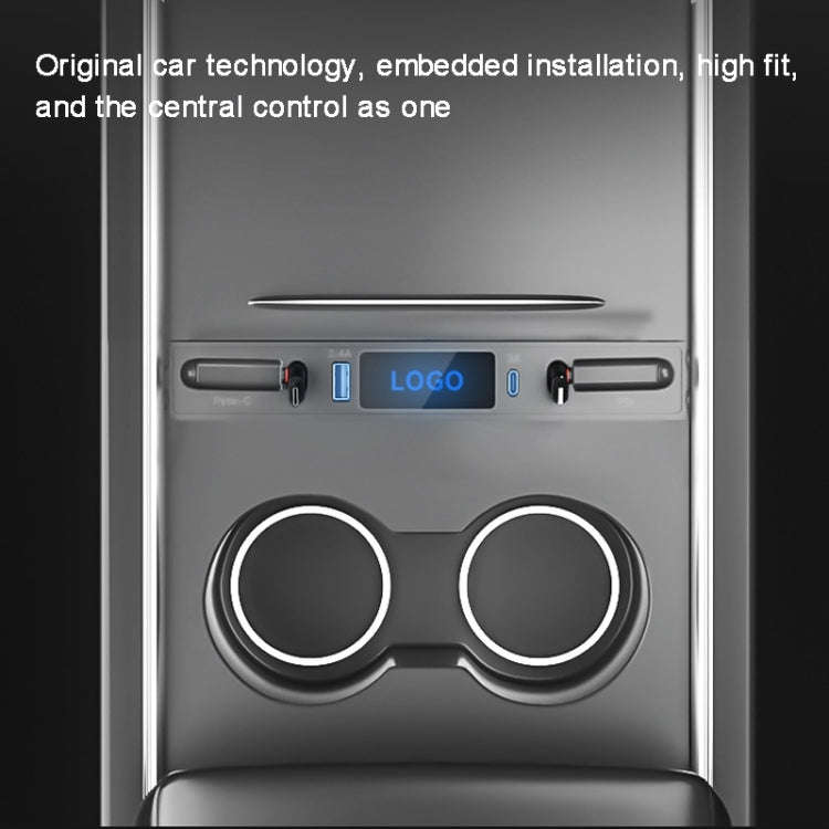 For Tesla Model 3 / Y 27W Quick Interior Charger Intelligent 8 Pin Docking Station HUB