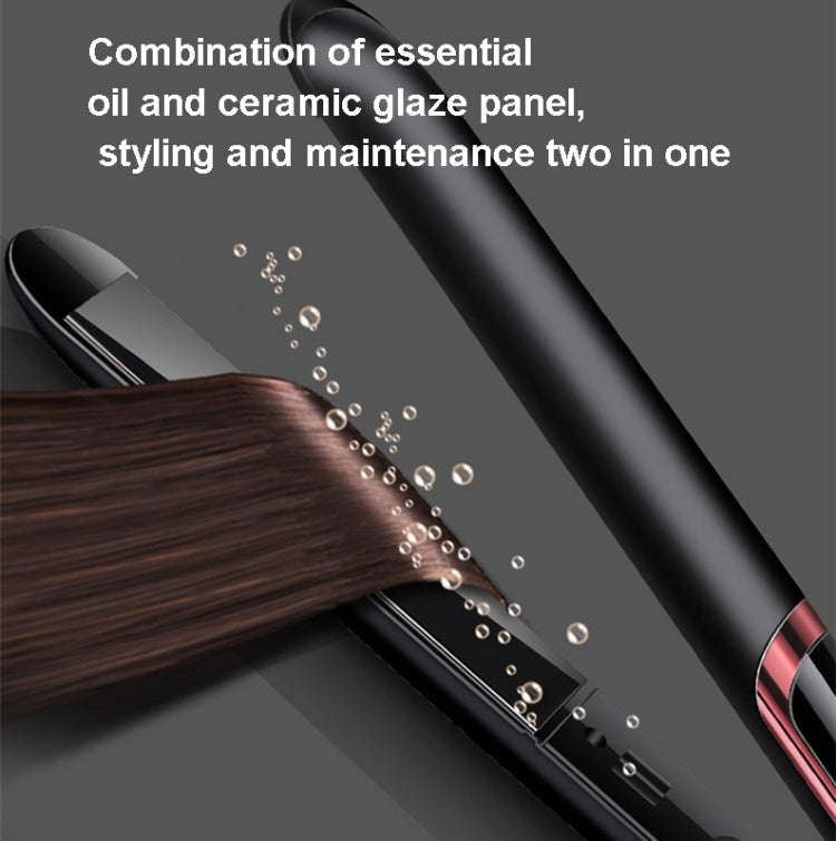 35W 2 In 1 Curling and Straightening Dual-use Electric Splin,Specification: US Plug(White)