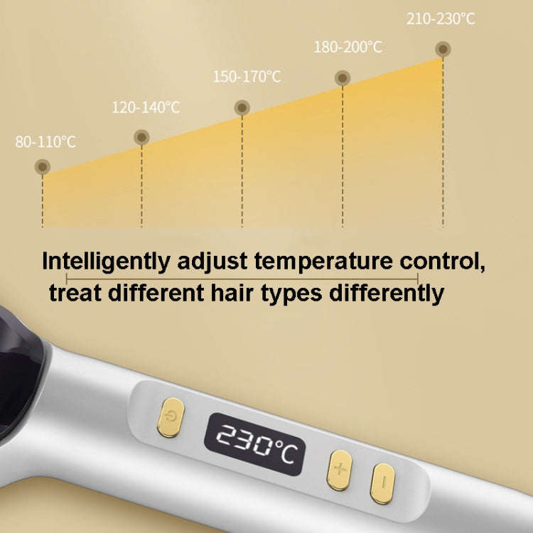 ZF-888 60W Dual-Purpose Splint Electric Curling Comb For Straight Hair And Curly Hair US Plug(Cha...
