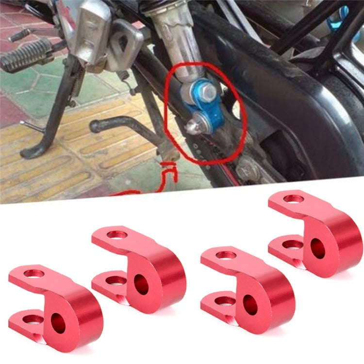 2 Pairs Shock Absorber Extender Height Extension for Motorcycle, Size: Small(Red)