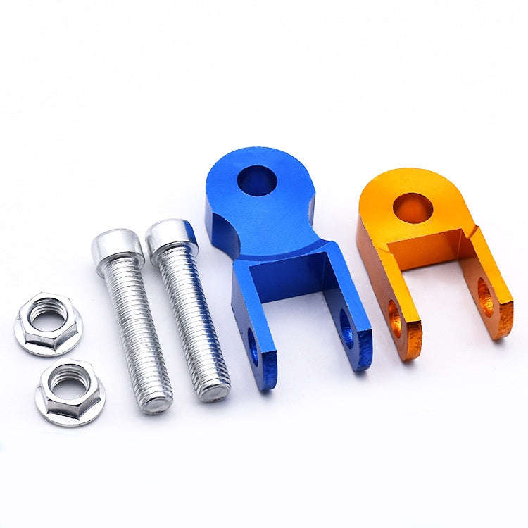 2 Pairs Shock Absorber Extender Height Extension for Motorcycle, Size: Large(Blue)