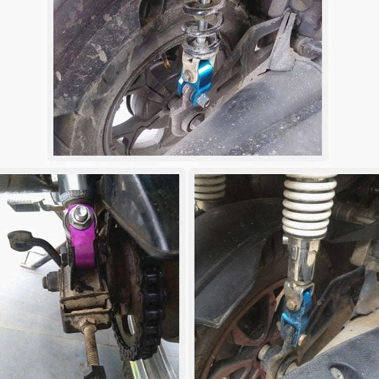 2 Pairs Shock Absorber Extender Height Extension for Motorcycle, Size: Large(Blue)