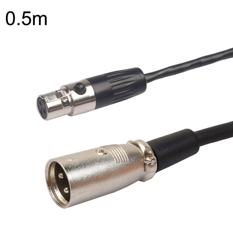 Xlrmini Caron Male To Mini Female Balancing Cable For 48V Sound Card Microphone Audio Cable, Leng...