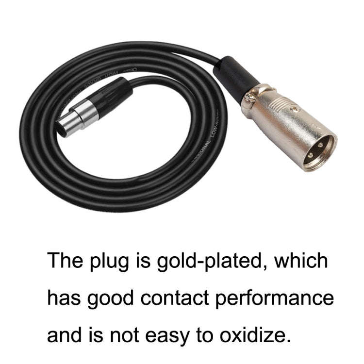 Xlrmini Caron Male To Mini Female Balancing Cable For 48V Sound Card Microphone Audio Cable, Leng...