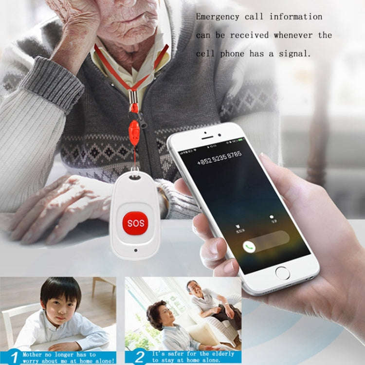 433MHz Waterproof SOS Single Button Remote Control One Button Emergency Help Button