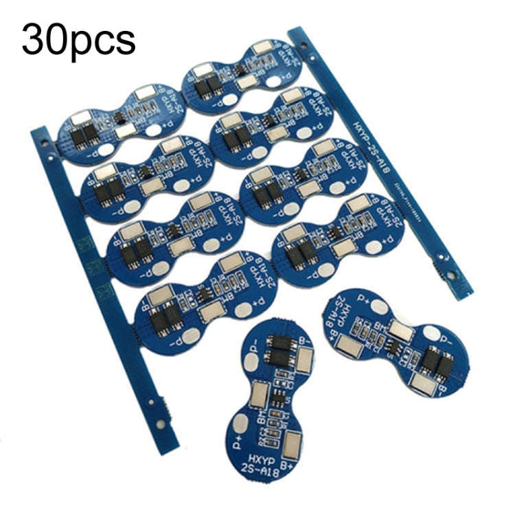 30 PCS  4A  2-Tandem 7.4V / 8.4V 18650 Lithium Battery Protection Board,  Anti-Overcharge, Anti-O...