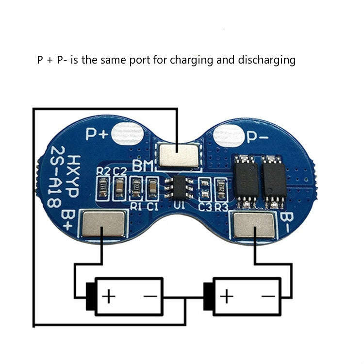 30 PCS  4A  2-Tandem 7.4V / 8.4V 18650 Lithium Battery Protection Board,  Anti-Overcharge, Anti-O...