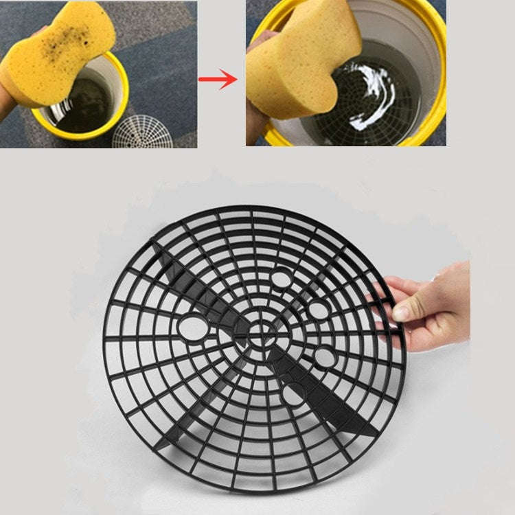 Car Washing Filter Sand And Stone Isolation Net, Size:Diameter 26cm(Black)