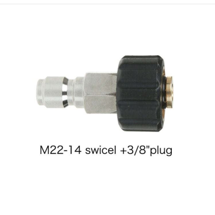 Pressure Washer Accessories Quick Connect Car Wash Water Hose Quick Connection, Typle:14-3/8 Male...