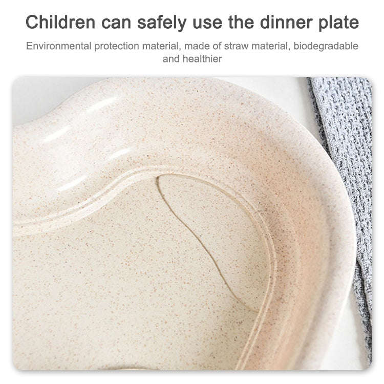 Children Tableware Baby Kindergarten Divided Plate(Pink)