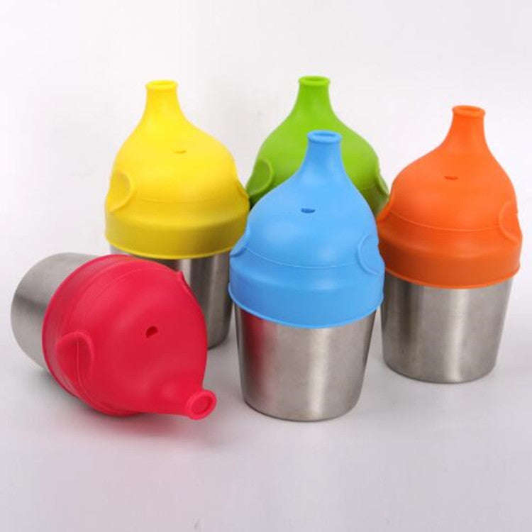 Food Grade Silicone Soft Bottle Cap Straw Accessories Elephant Spill Proof Leak Proof Bottle Cap(...